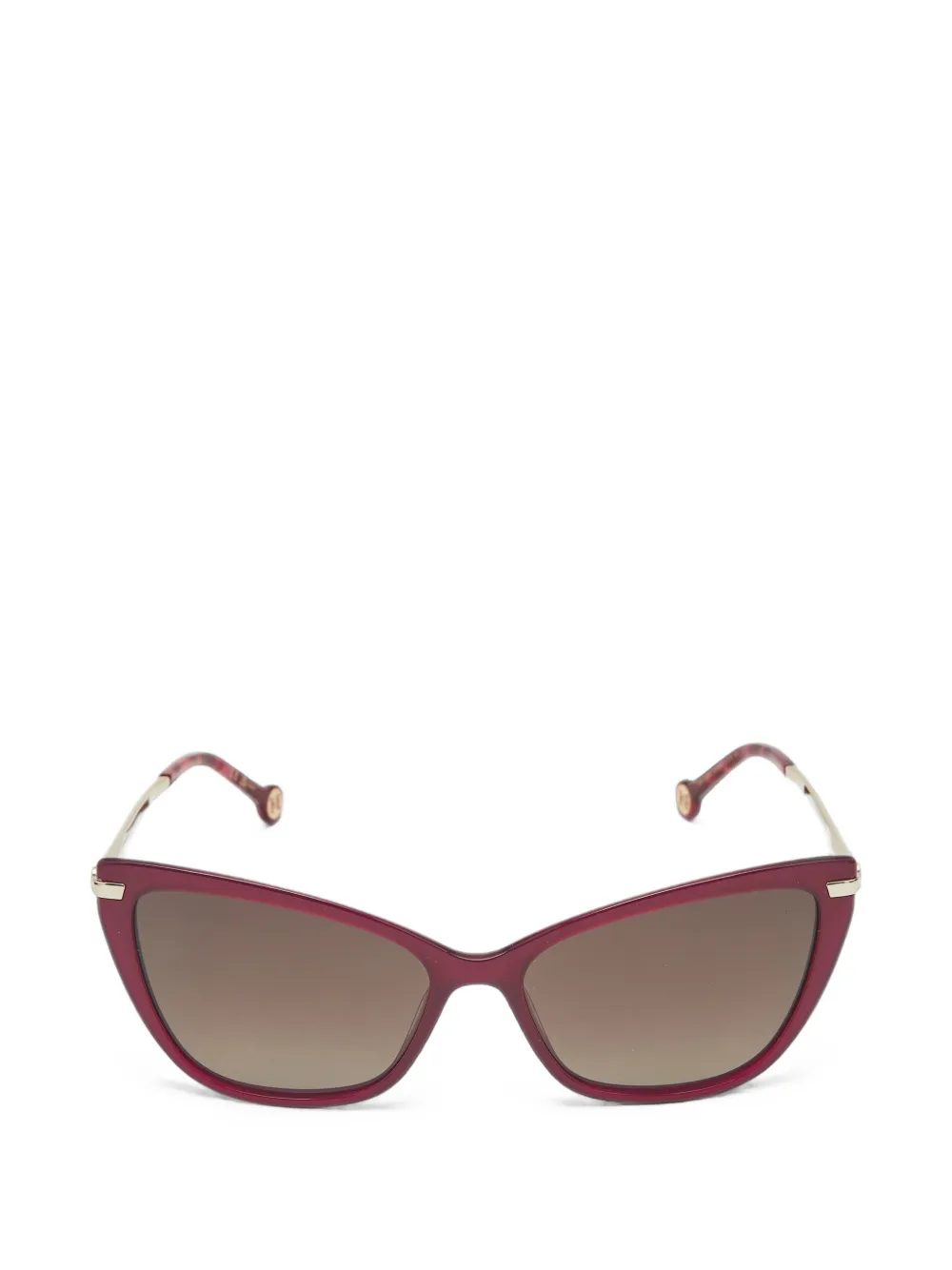 Carolina Herrera Vintage lunettes de soleil à monture papillon - Violet