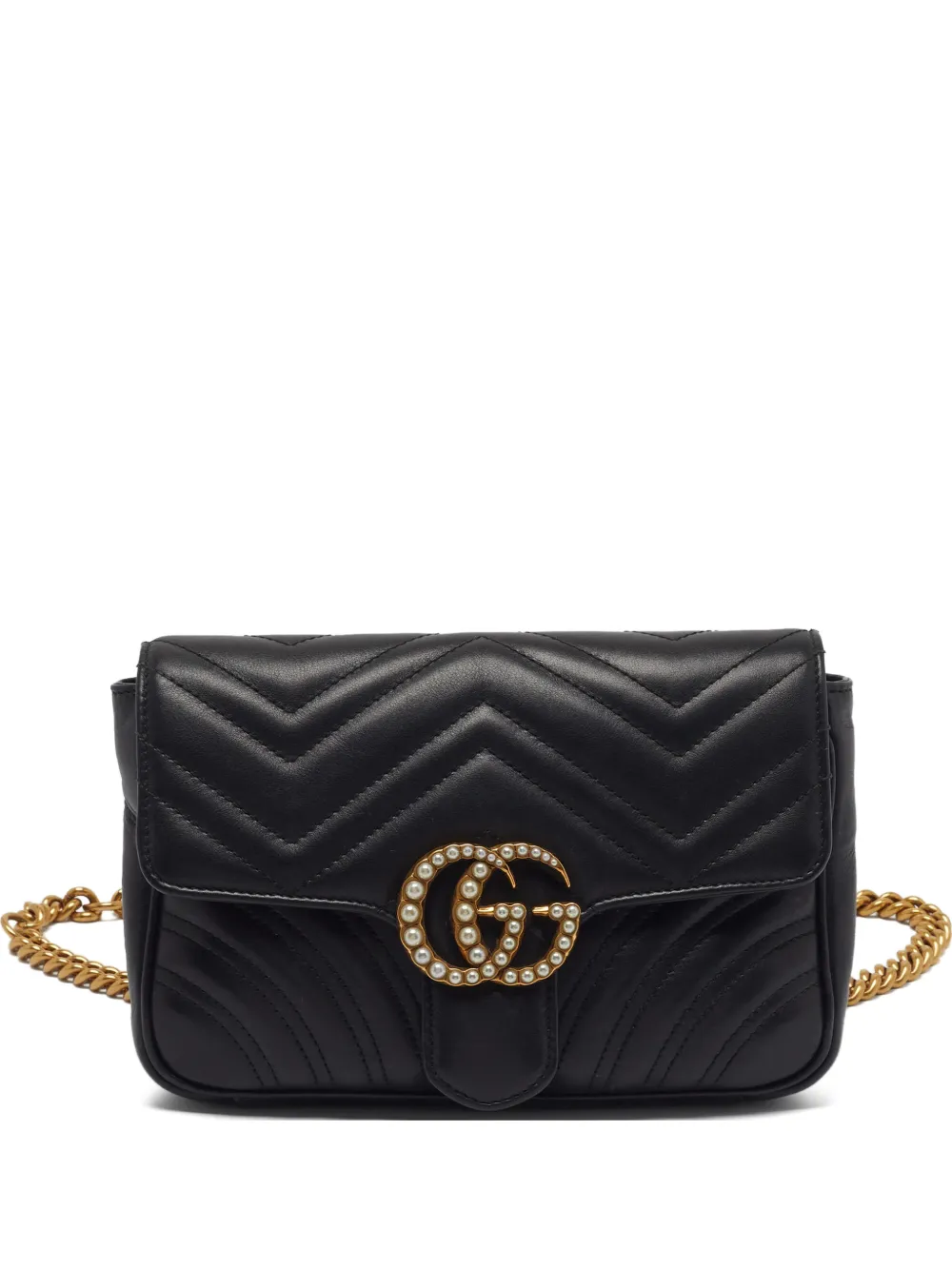 Gucci Pre-Owned Marsupio GG Marmont matelassé - Nero
