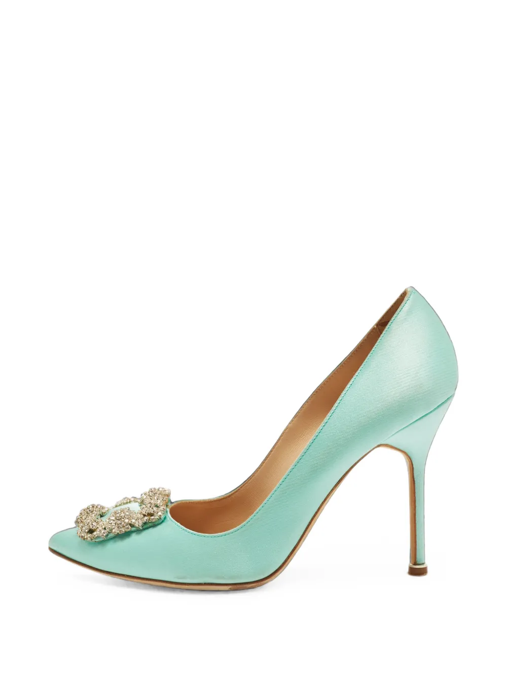 Manolo Blahnik Hangisi heeled pumps - Blu