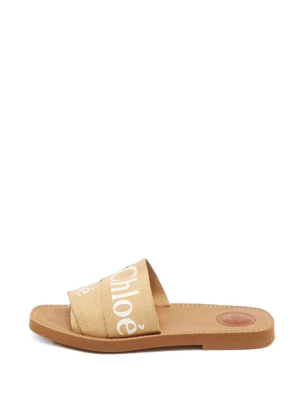 Chloé Pre-Owned Woody open-toe sandals - Nude