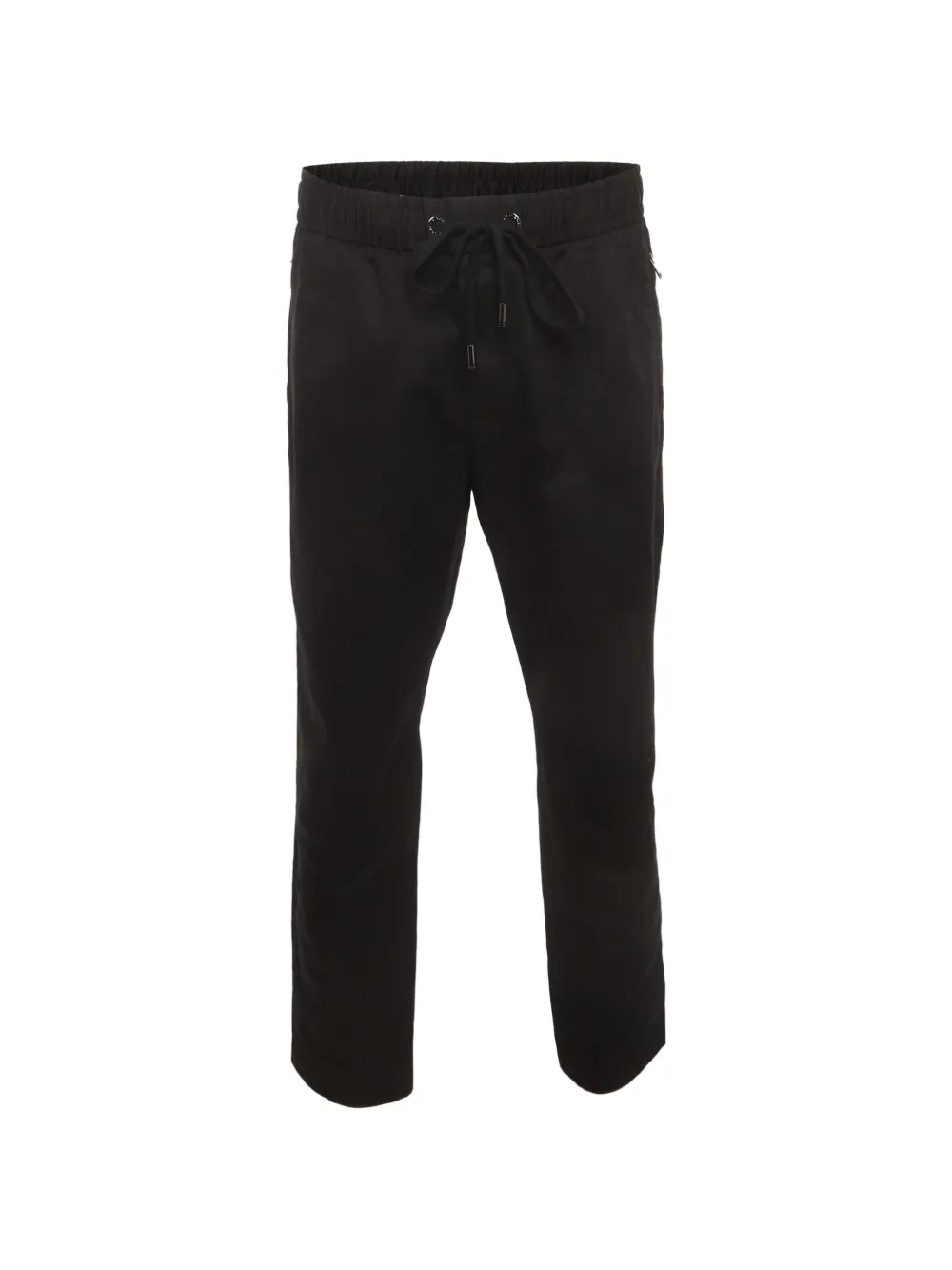Dolce & Gabbana Pre-Owned logo-plaque drawstring trousers - Nero
