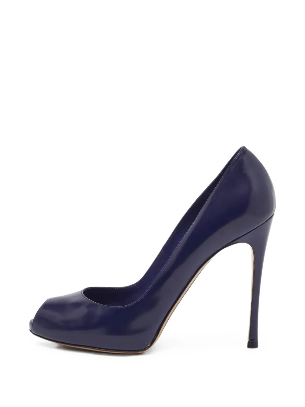Gianvito Rossi peep-toe pumps - Blau