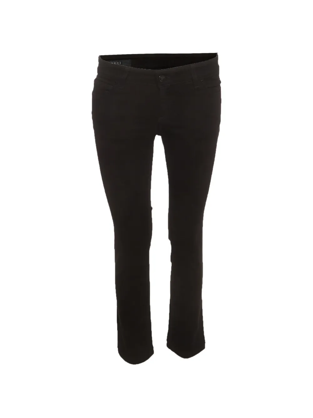 Gucci Pre-Owned 2009 logo-print jeans - Nero