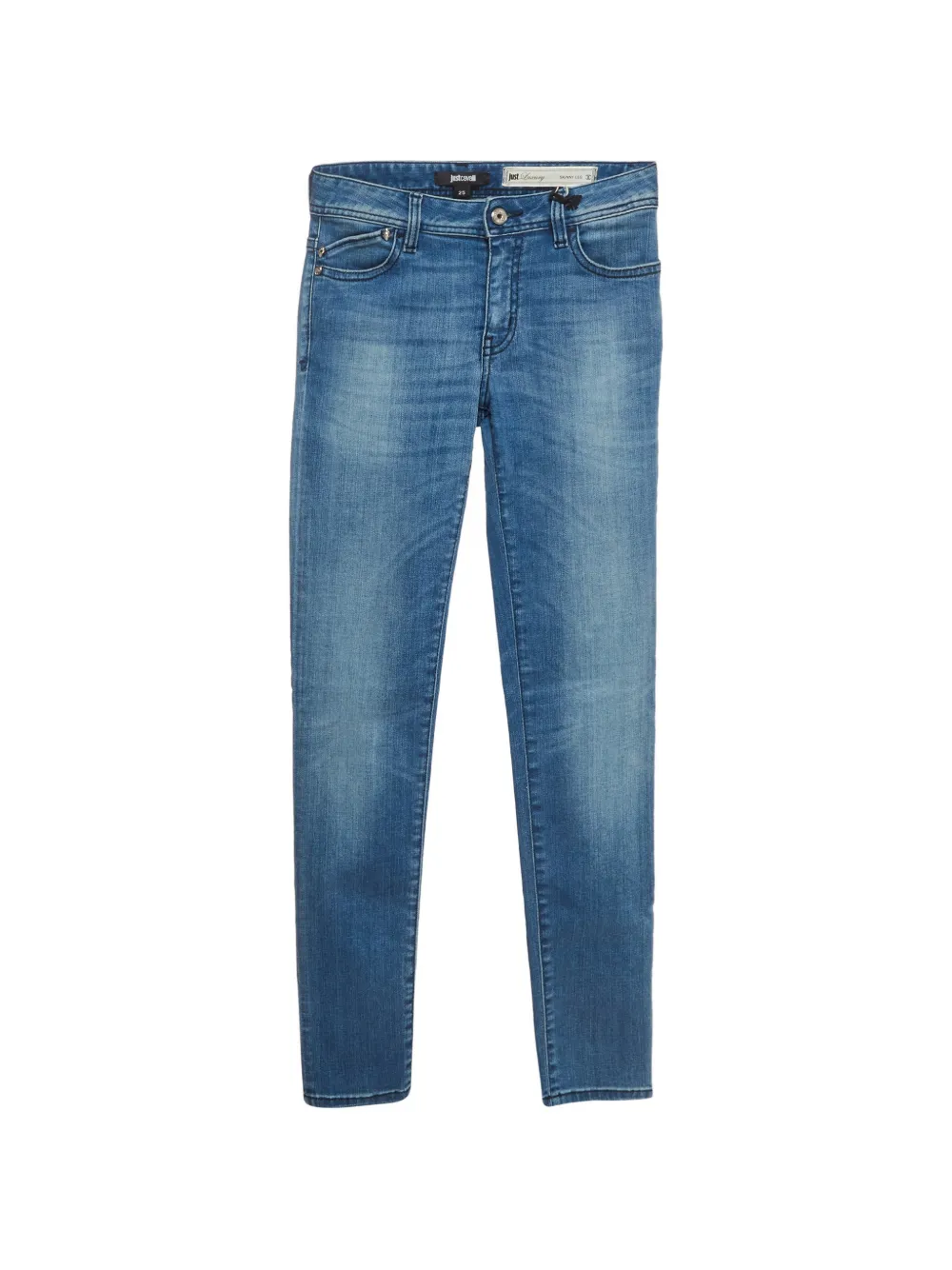 Just Cavalli Vintage faded-effect skinny-leg jeans - Blu
