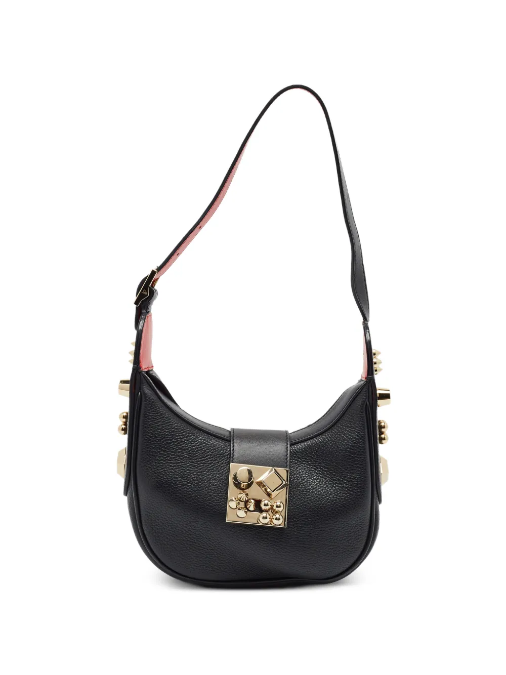 Christian Louboutin Pre-Owned Carasky studded shoulder bag - Schwarz