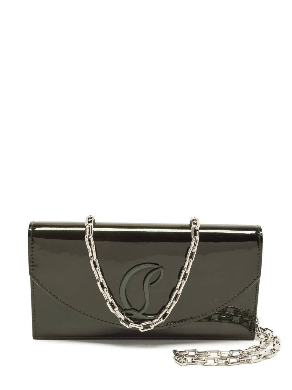Christian Louboutin Pre-Owned pochette Loubi54 en cuir - Vert