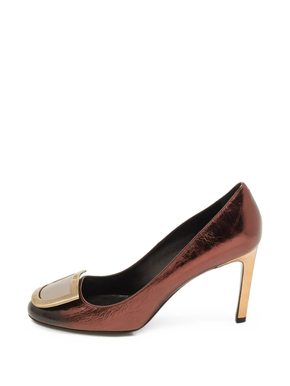 Roger Vivier Vintage Belle Vivier leather pumps - Braun
