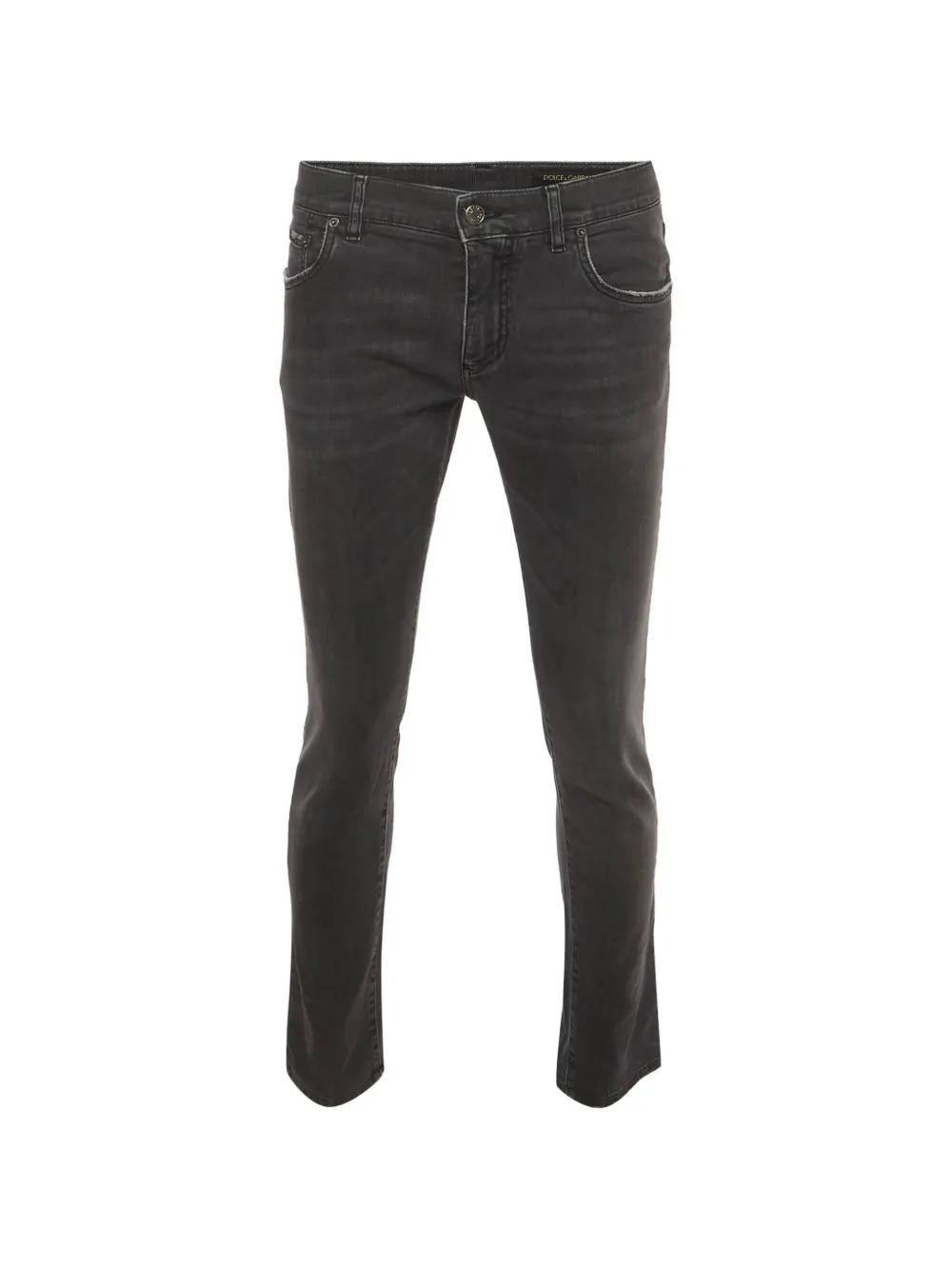 Dolce & Gabbana Pre-Owned distressed skinny jeans - Grau
