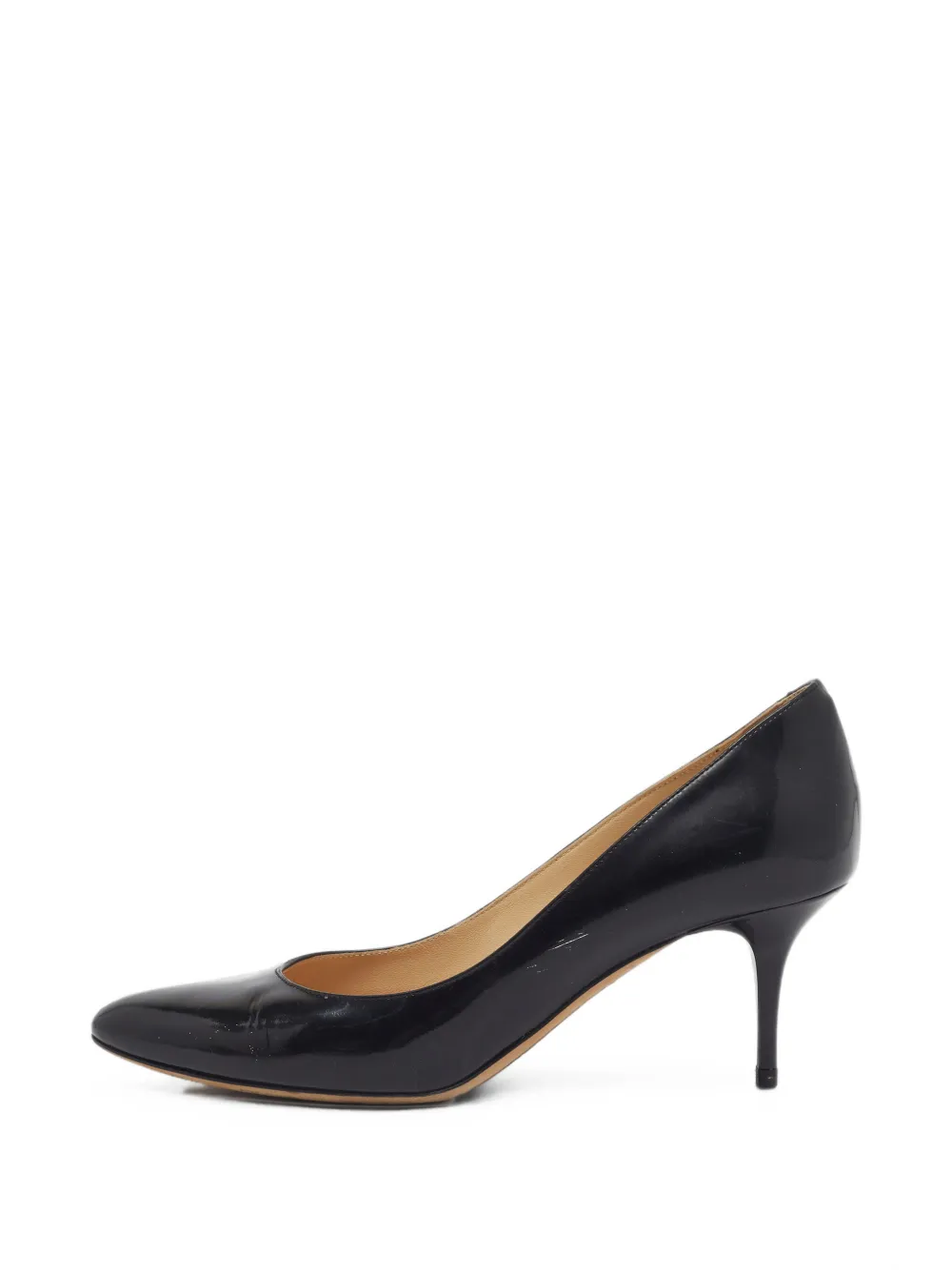 Jimmy Choo Pre-Owned Gilbert patent-leather pumps - Schwarz