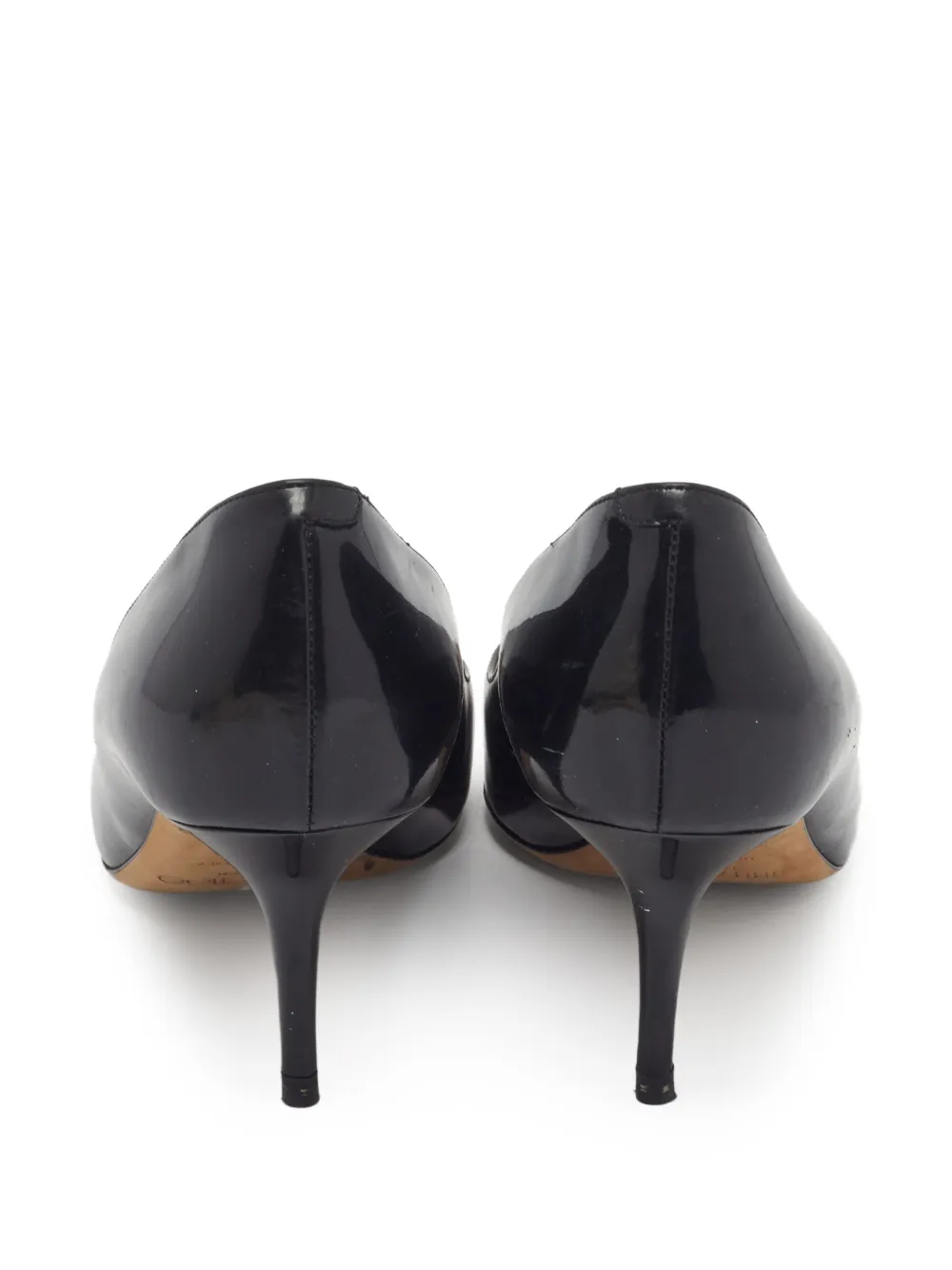 Jimmy Choo Pre-Owned Gilbert エナメルレザーパンプス | ブラック