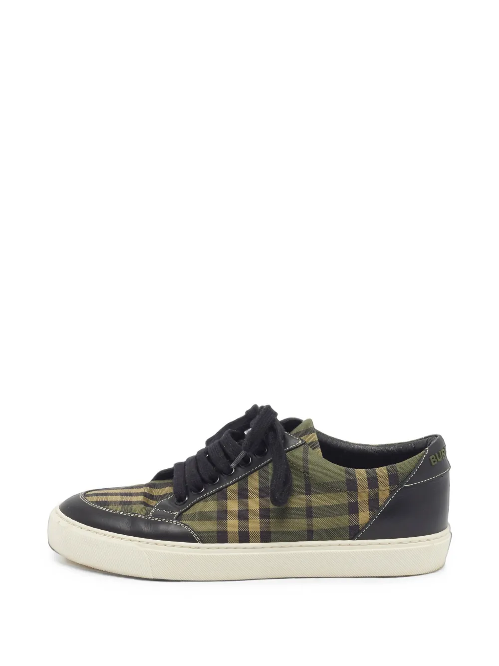Burberry Pre-Owned Nova Check Sneakers - Grün