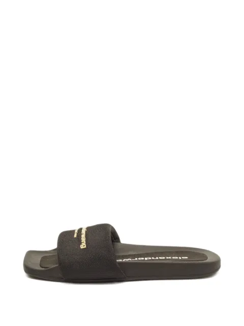 Pre-Owned Alexander Wang sandalias AW Pool con detalle del logo