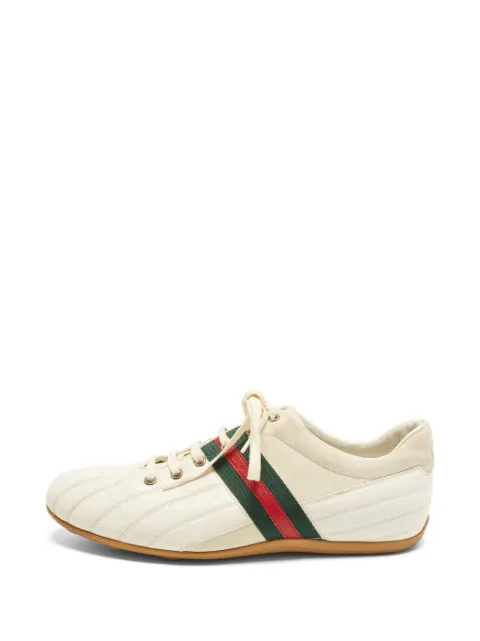 Gucci Pre-Owned Sneakers met Web-streep