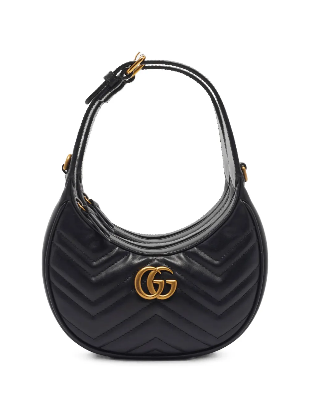Gucci Pre-Owned GG Marmont matelassé shoulder bag - Nero