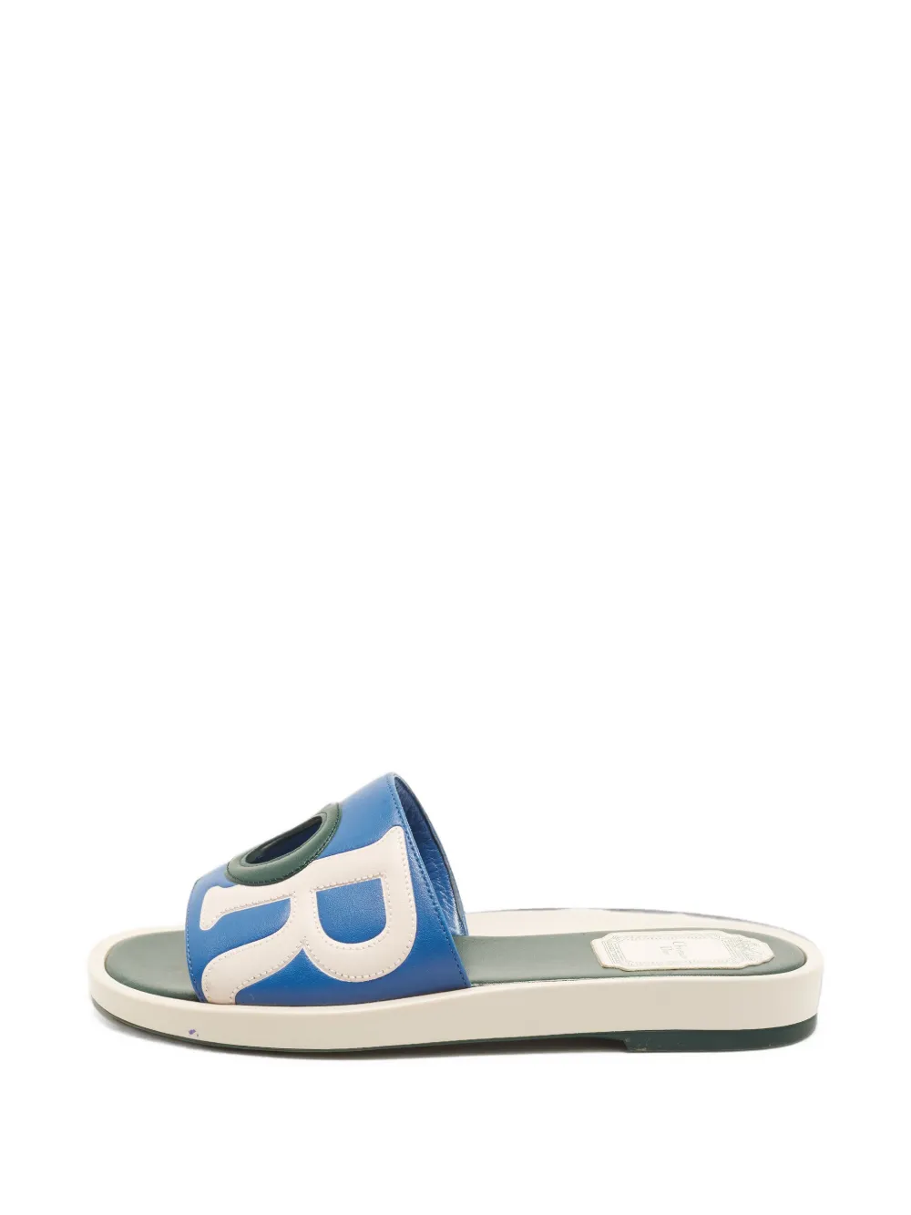 Christian Dior Pre-Owned Marina leather sandals - Blau
