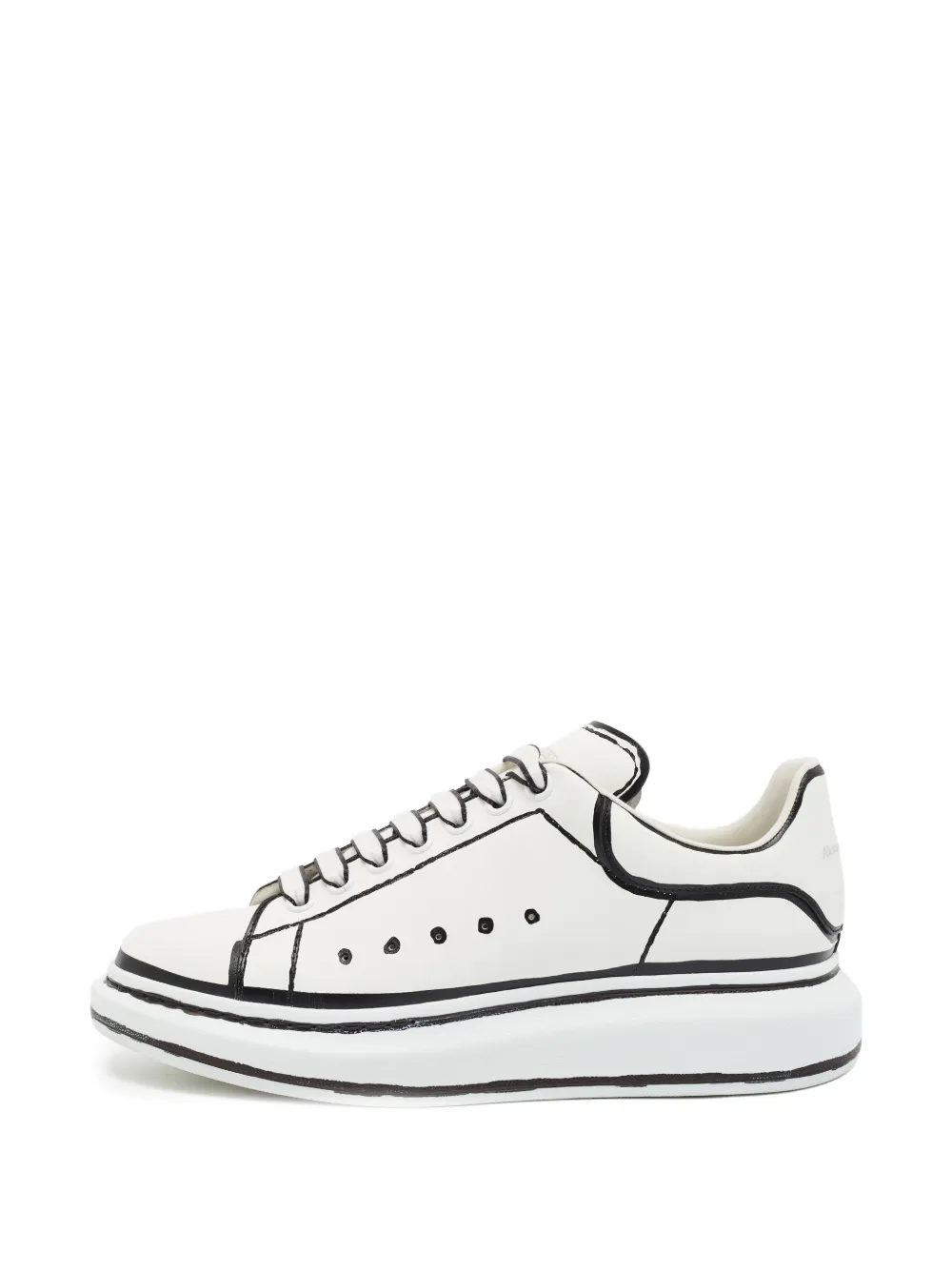 Alexander McQueen Pre-Owned 레이스업 스니커즈 | 화이트 | Image 1