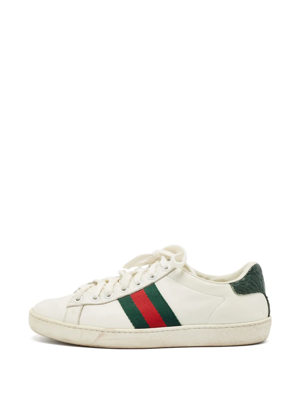 Gucci Pre-Owned Sneakers Ace Web - Bianco