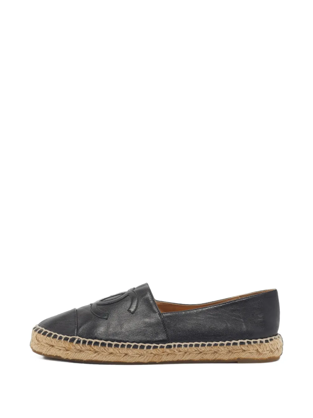 CHANEL Pre-Owned CC round-toe espadrilles - Schwarz