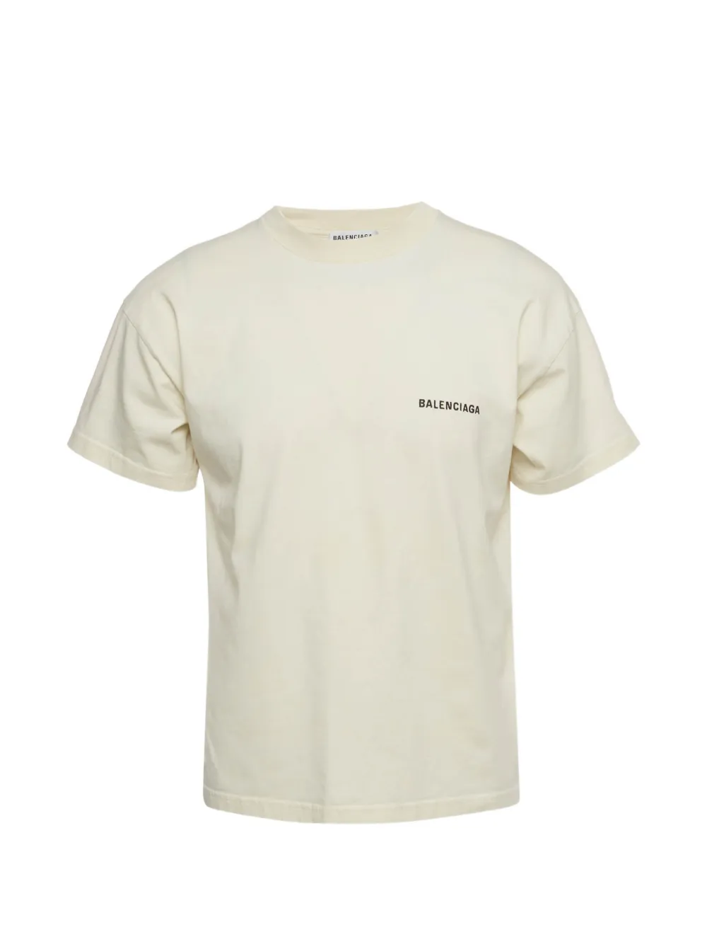 Balenciaga Pre-Owned T-Shirt mit Logo-Print - Nude
