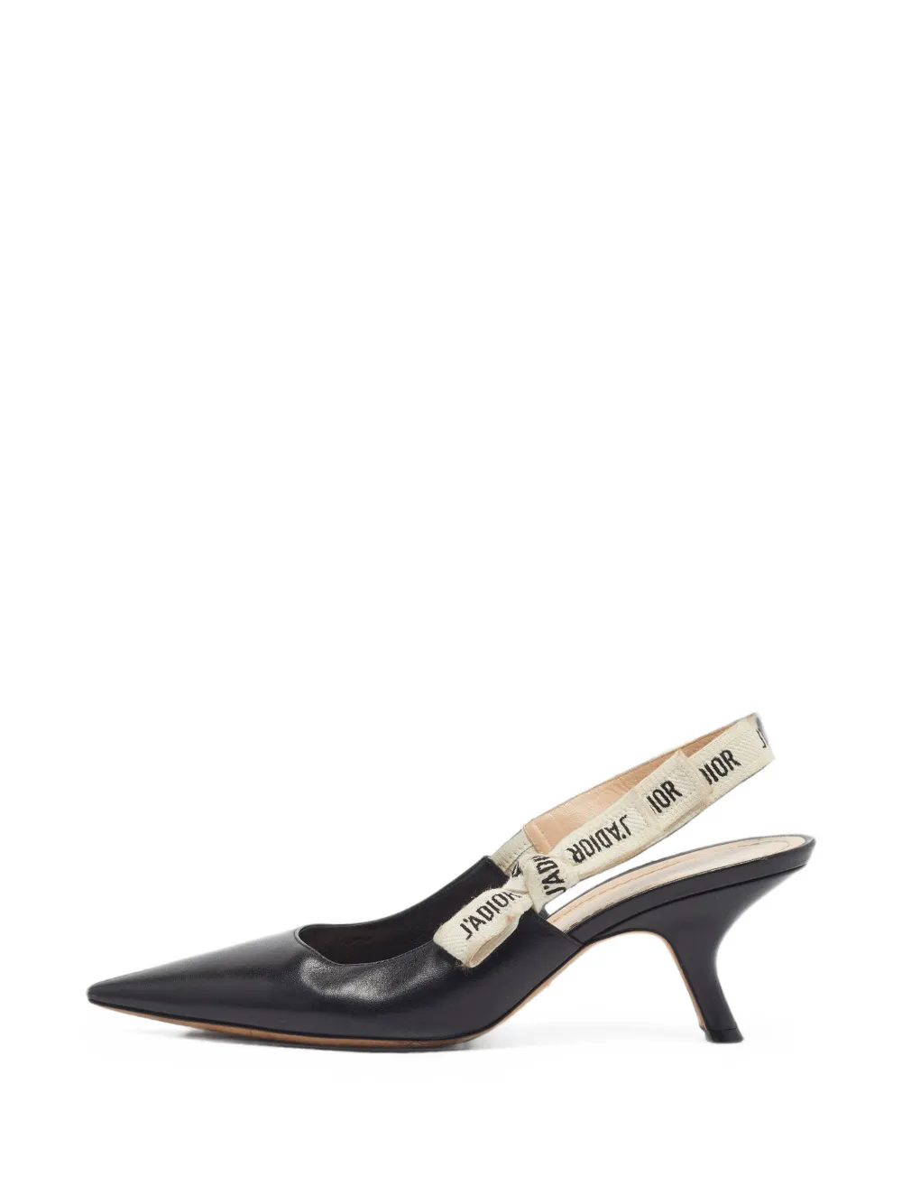 Christian Dior Pre-Owned J'Adior bow-detail slingback pumps - Schwarz