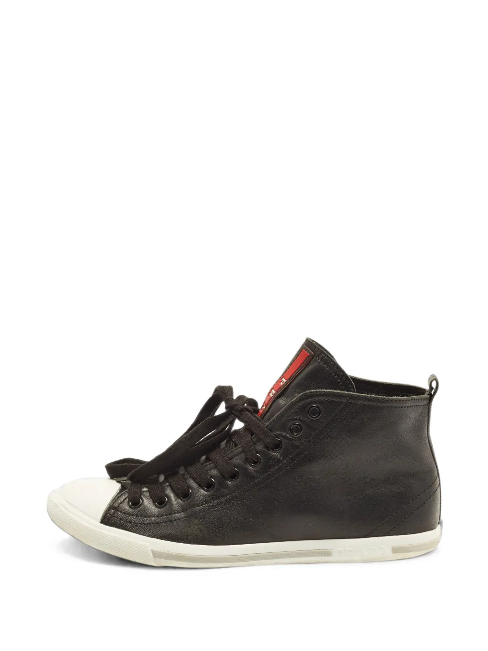 Prada Pre-Owned Prada Sport High-Top-Sneakers - Schwarz