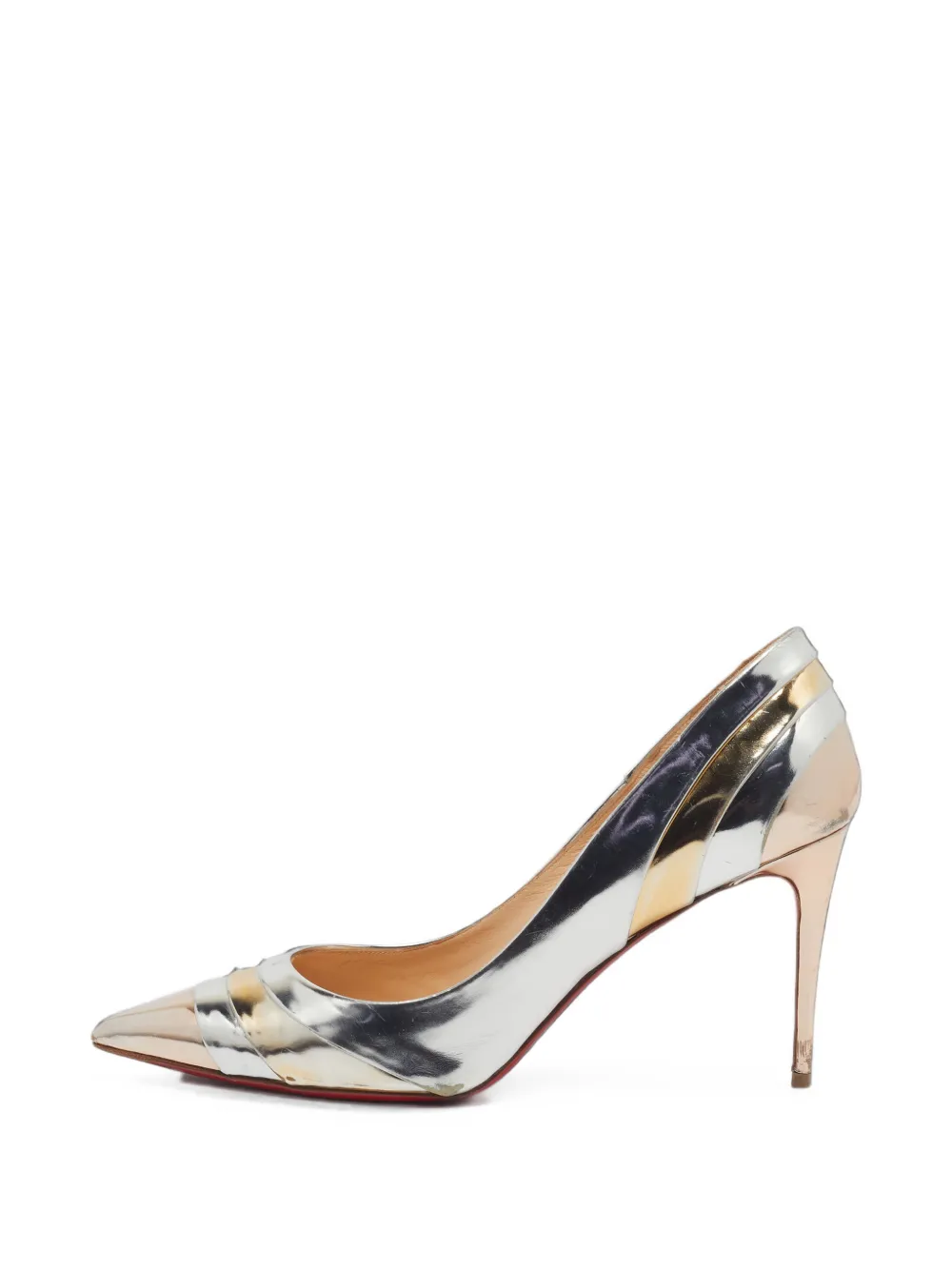 Christian Louboutin Pre-Owned Spitze Eklectica Pumps - Silber