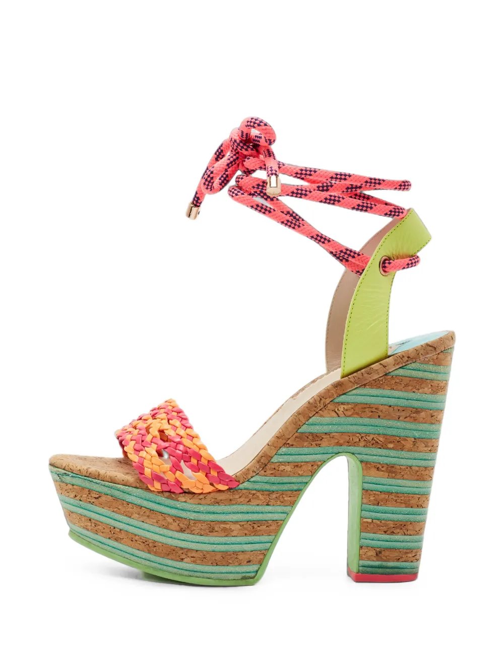 Sophia Webster Sandali Jade con plateau - Rosa