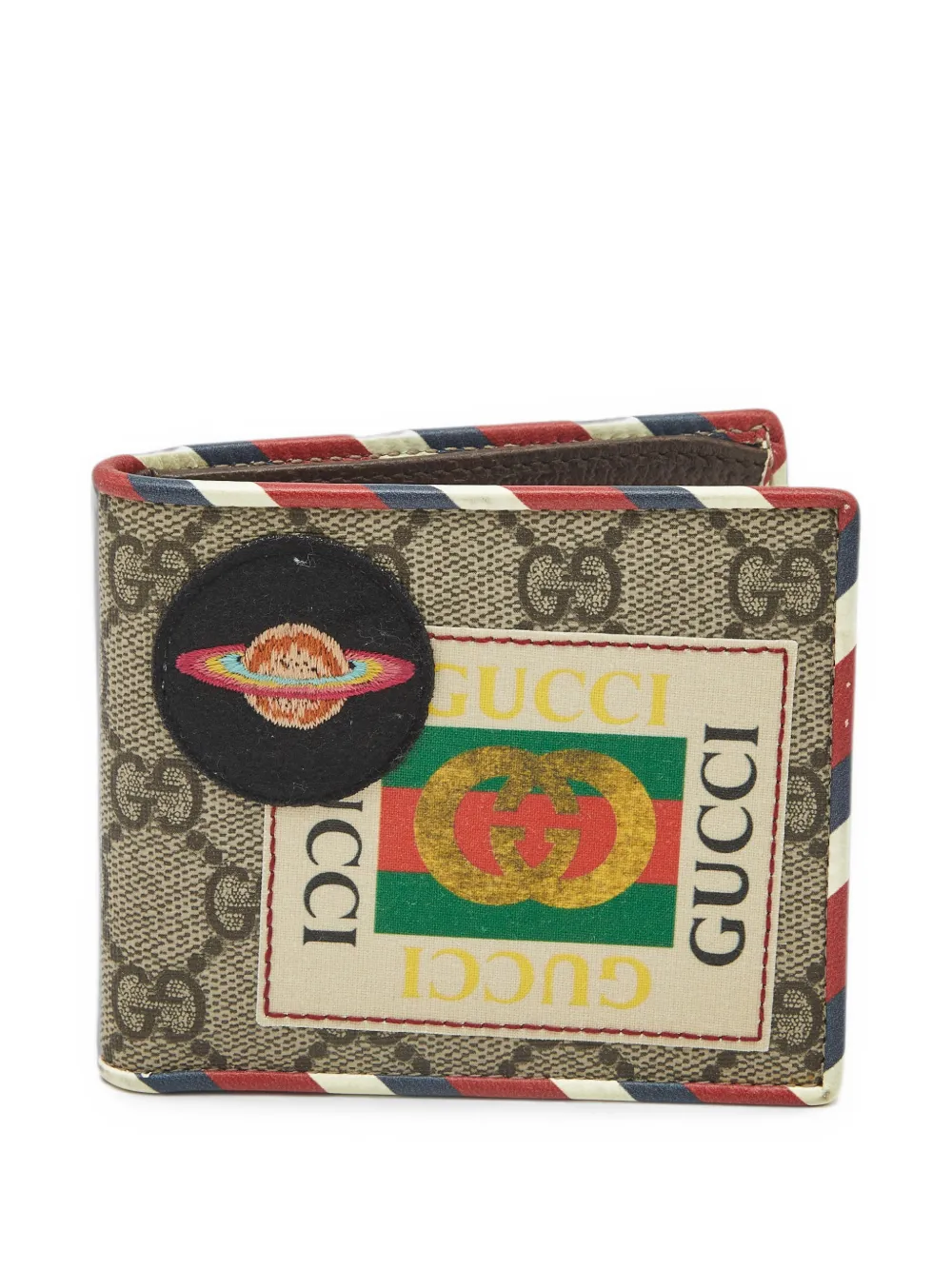 Gucci Pre-Owned Courrier UFO bifold wallet - Toni neutri