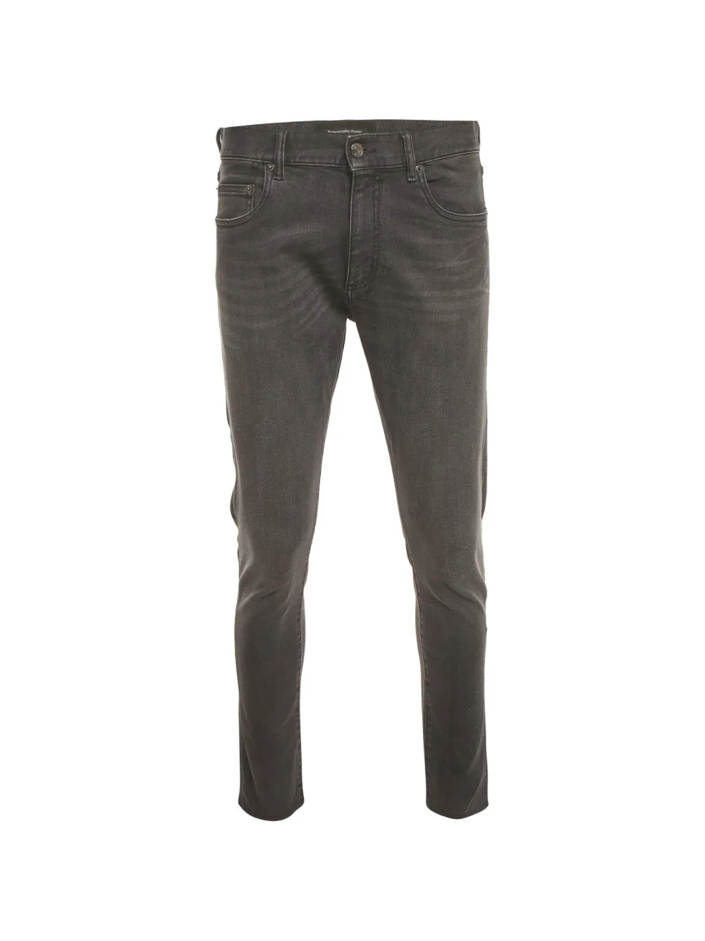 Ermenegildo Zegna Vintage jean boutonné à passants de ceinture - Gris Ermenegildo Zegna Vintage jean boutonné à passants de ceinture - Gris