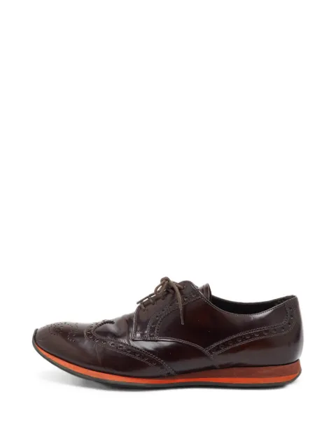 Prada Pre-Owned wingtip brogue Derby shoes