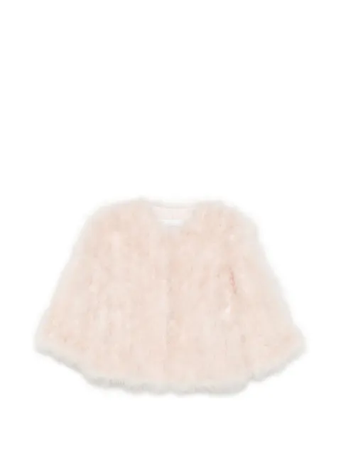 Yves Salomon feather-trim jacket
