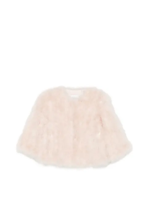 Yves Salomon feather-trim jacket