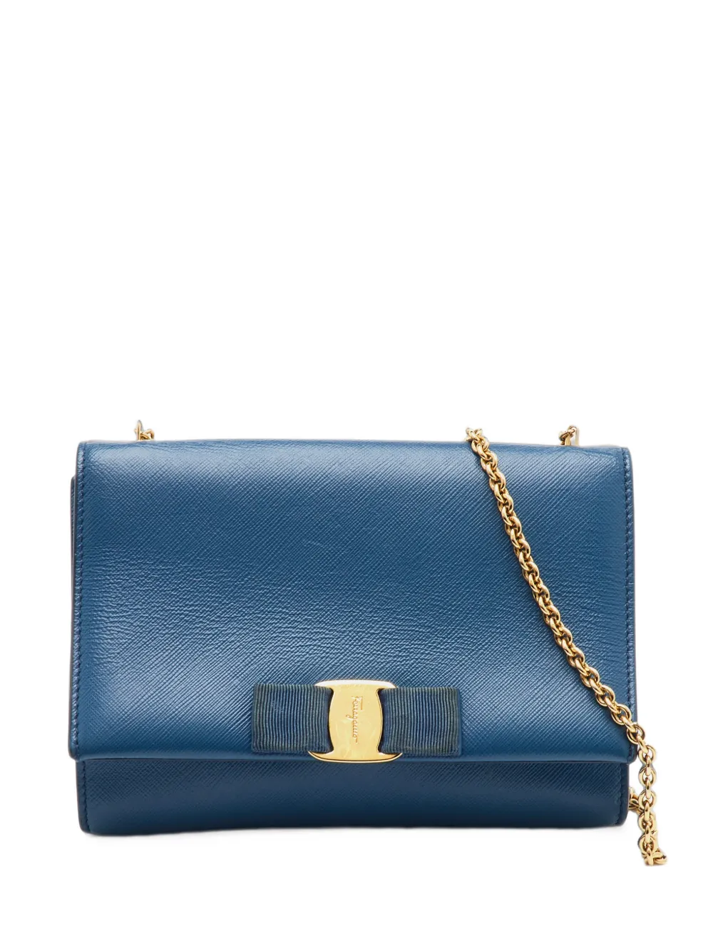 Ferragamo Pre-Owned Vara Bow shoulder bag - Blau