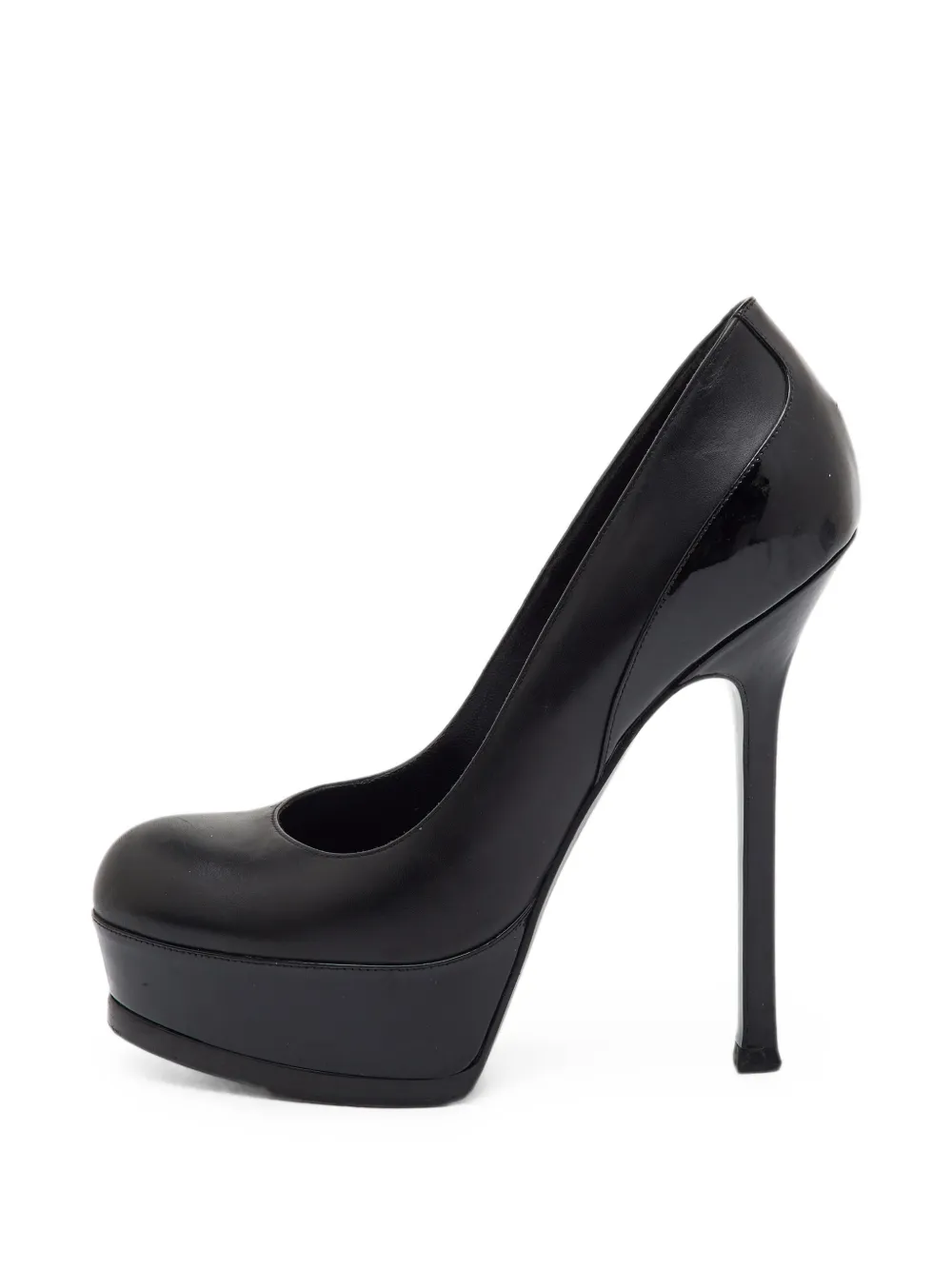 Saint Laurent Pre-Owned Tribute platform pumps - Schwarz