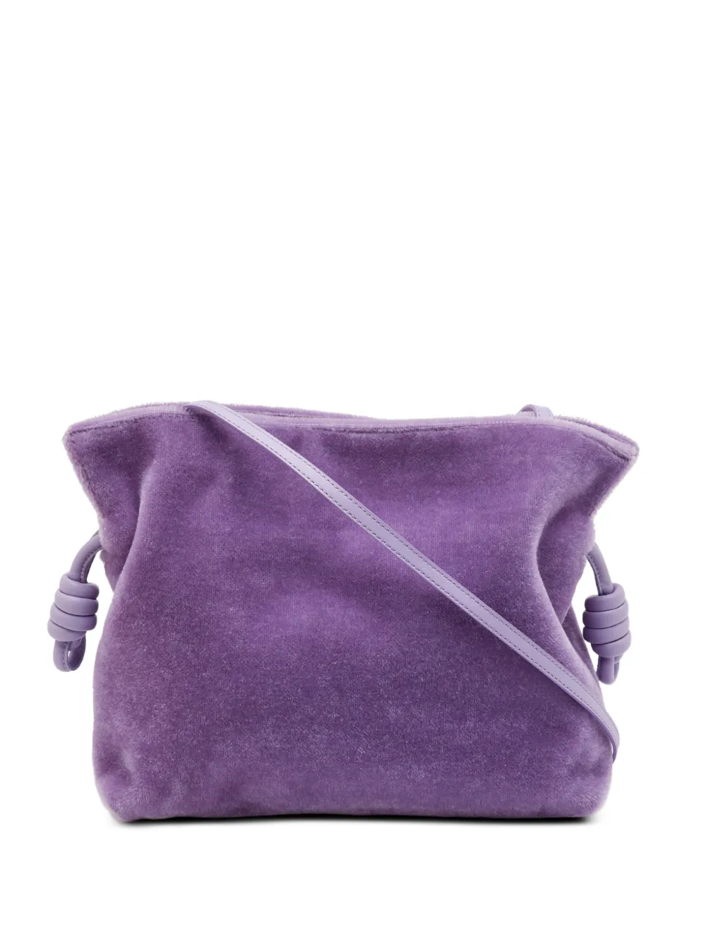 Loewe Pre-Owned 2021 Flamenco drawstring shoulder bag - Viola