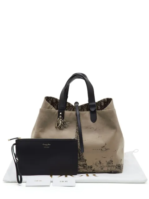 Christian Dior Pre-Owned tote Paris and Eiffel Tower 2024