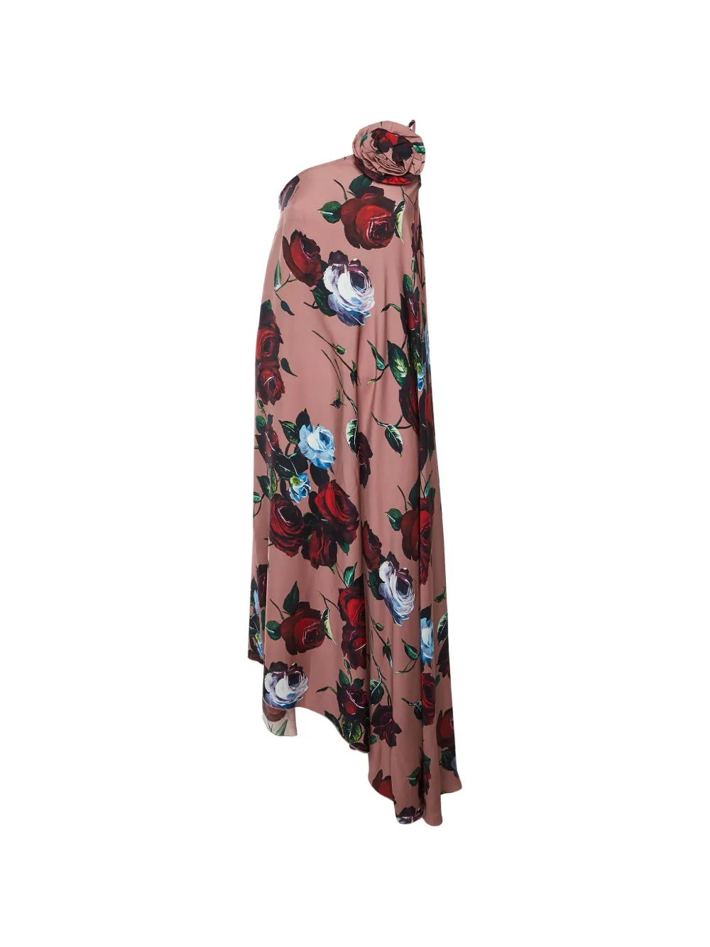 Dolce & Gabbana Pre-Owned rosette-detail asymmetric dress - Rosa