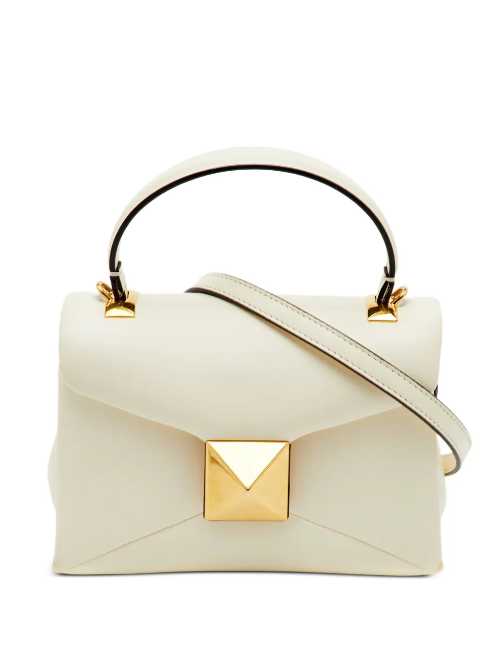 Valentino Garavani Pre-Owned Roman Stud top tote bag - Toni neutri