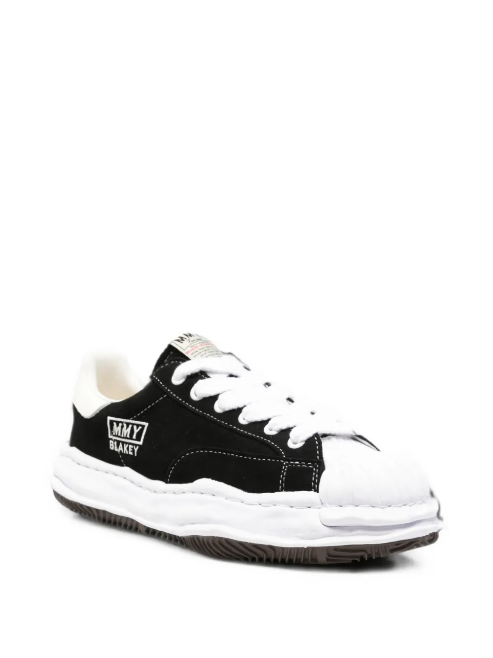 Maison MIHARA YASUHIRO Blakey warped-sole sneakers Zwart