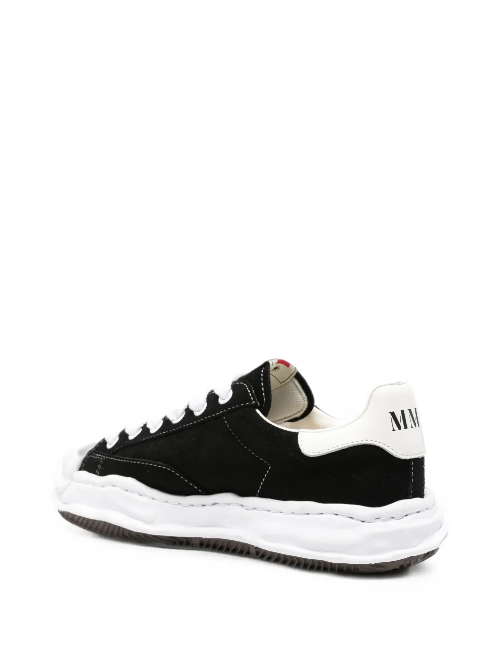Maison MIHARA YASUHIRO Blakey warped-sole sneakers Zwart