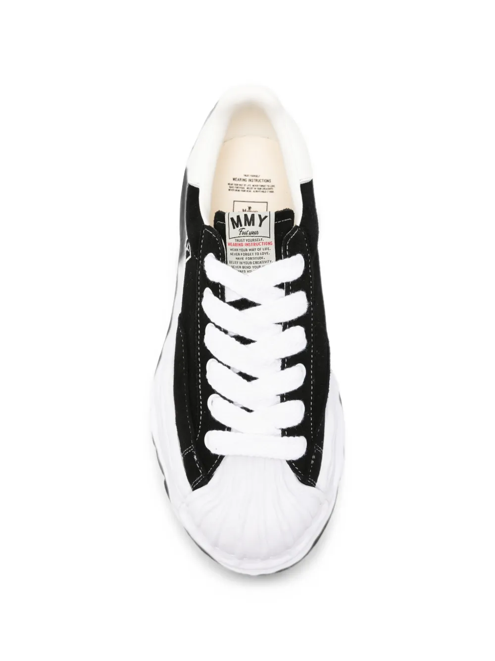 Maison MIHARA YASUHIRO Blakey warped-sole sneakers Zwart