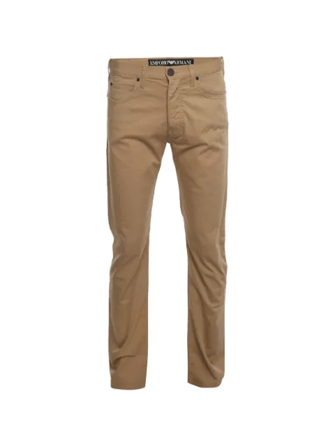 Emporio Armani Pre-Owned belt-loop pocket trousers