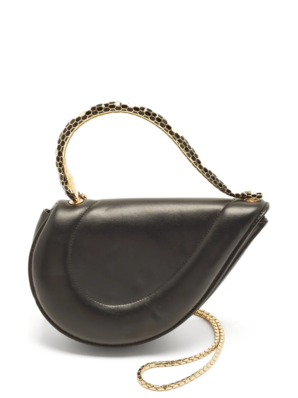 Bvlgari Pre-Owned sac à main Cuore Serpenti (1968) - Noir