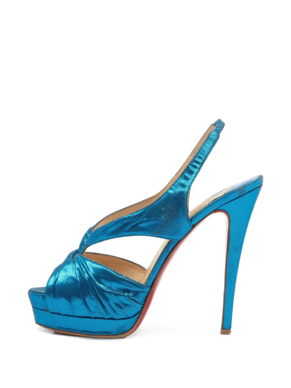 Christian Louboutin Pre-Owned Fortuna slingback sandals - Blau