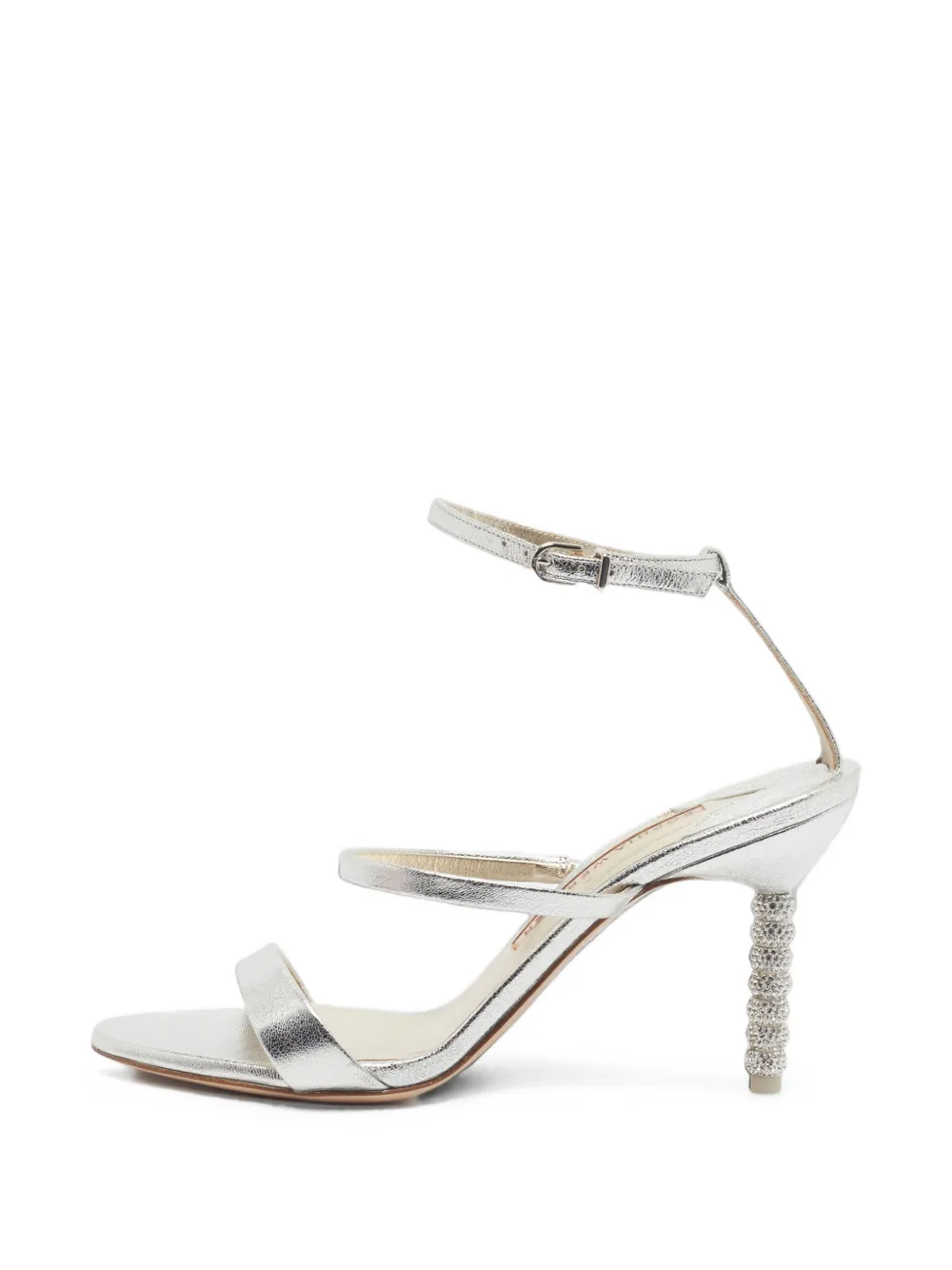 Sophia Webster Rosalind crystal-bead sandals - Silber