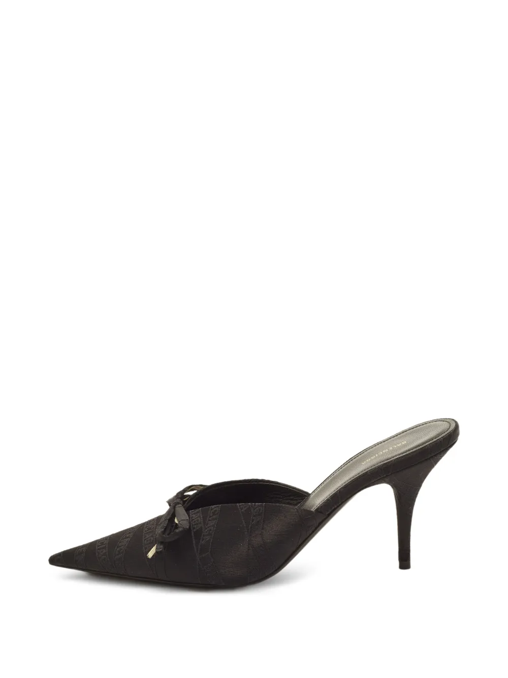 Balenciaga Pre-Owned Knife bow-detail mules - Nero