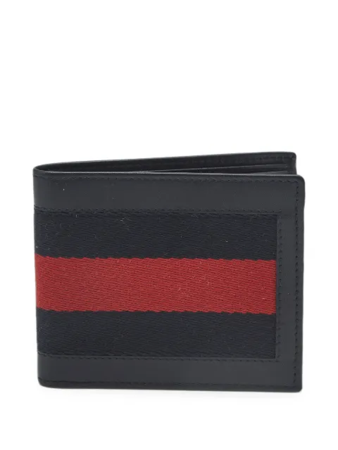 Gucci Pre-Owned Web-stripe bifold wallet