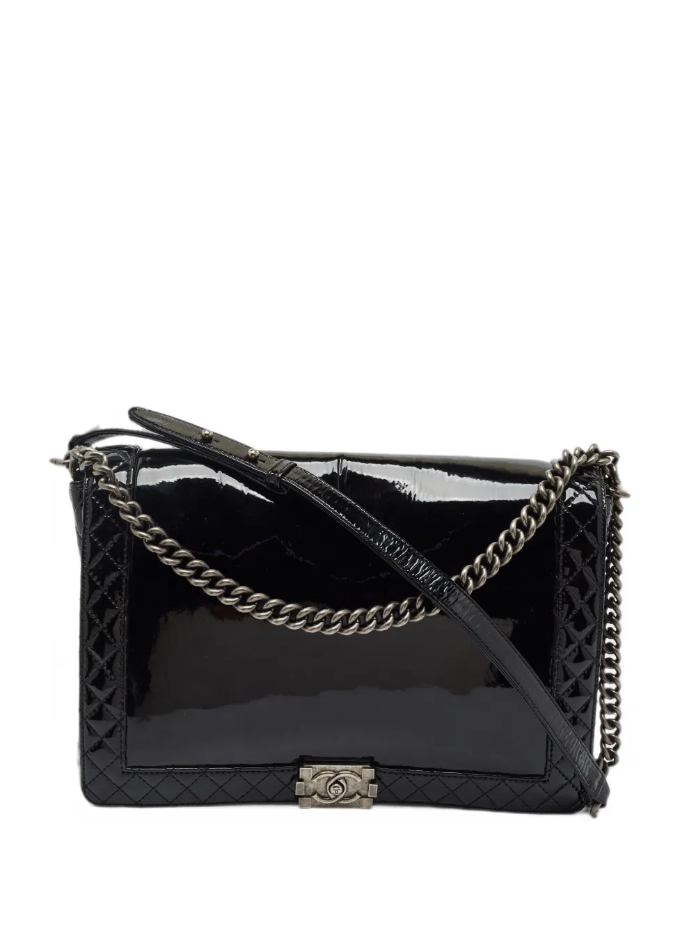 CHANEL Pre-Owned Borsa a spalla Boy trapuntata 2013-2014 - Nero