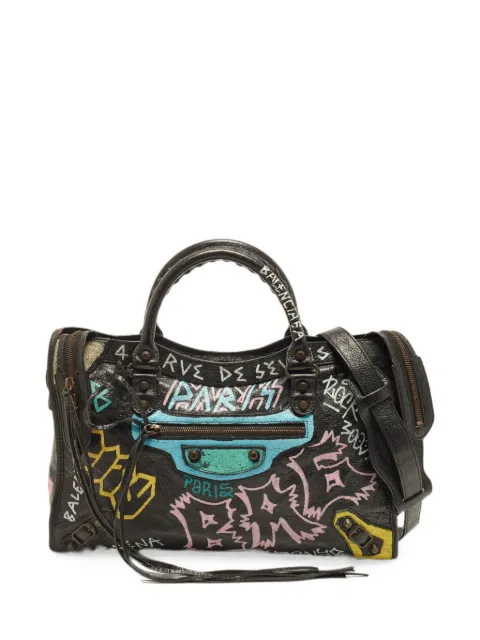Balenciaga Pre-Owned Graffiti Classic City shoulder bag