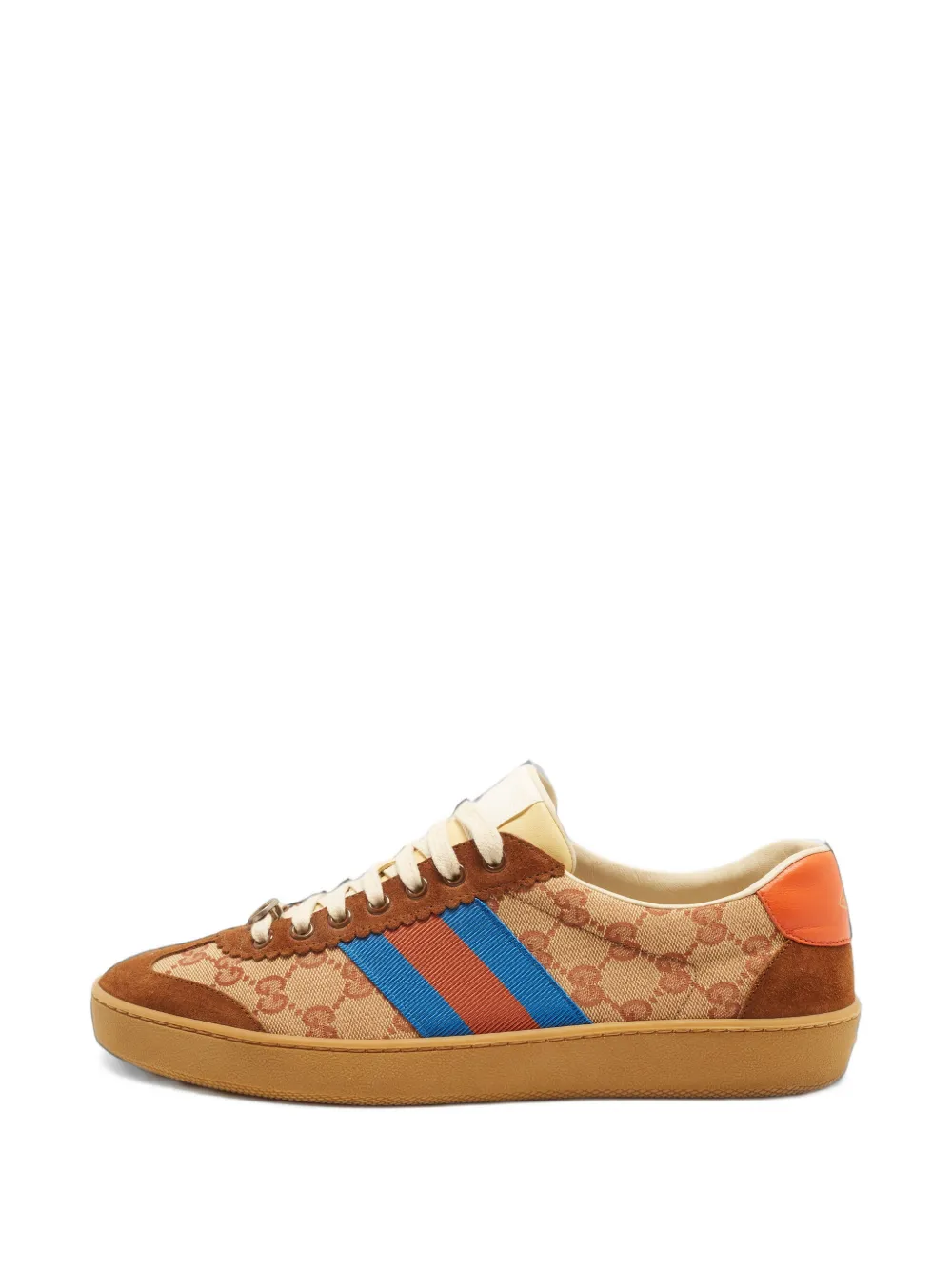 Gucci Pre-Owned G74 GG low top Sneakers - Nude